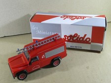 204S Solido Hachette 24 Land Rover Defender 110 Pompiers Chamrousse 1:43 + Boite