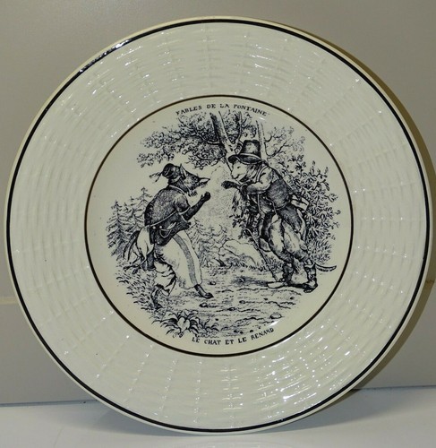 Ancienne assiette dessert - -ancienne,