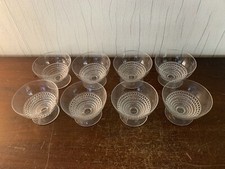 8 coupelles / bol modèle Nippon en cristal R. Lalique (prix des 8)