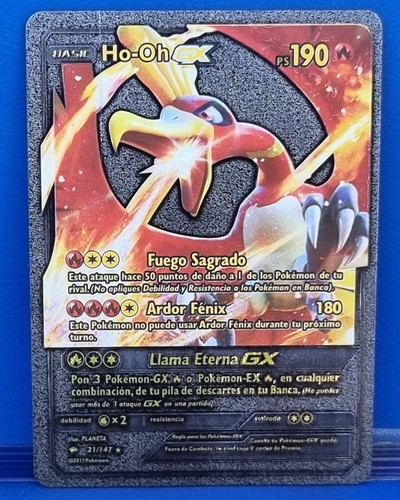 Carte pokémon espagnol oh - pokémon, ho-oh