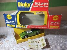 A365 Vintage 1976 Dinky 223 England MCLaren M8A Can Am Vert 1:43 + Boite