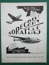 6/1955 PUB SNCAN NORD 2501 NORATLAS UAT NORECRIN SUISSE / F-84 THUNDERJET AD