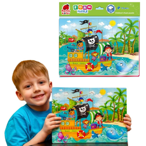 Puzzle mousse pirates de - mousse, a4