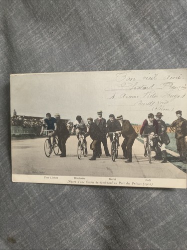 Carte postale cyclisme linton - postale,