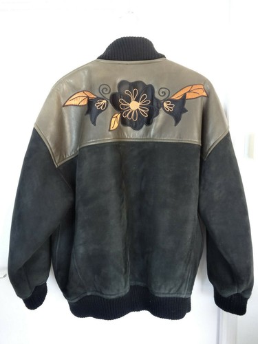 Veste cuir véritable marque