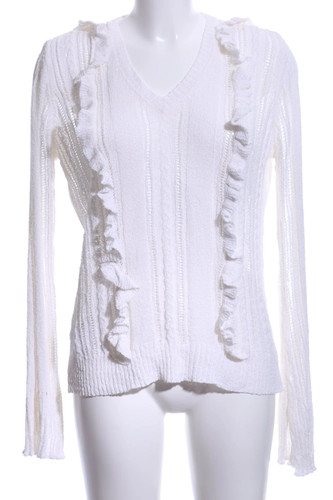 Mango pull femme blanc - femme, col