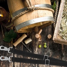  Filet à foin à sangle fixe réglable, corde suspendue, sac d'alimentation pour