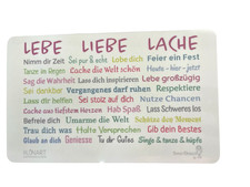 Planche À Découper Amour Vie Rire