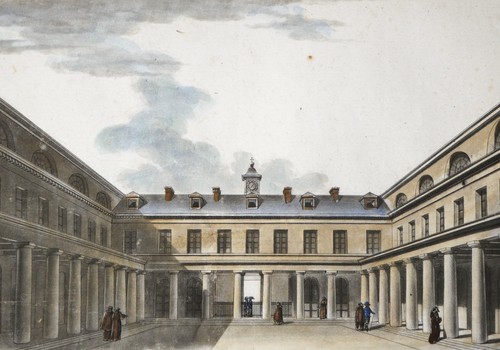 Janinet gravure entrée - entrée, du