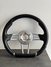 Volant Isotta Vallelunga - Aluminium & leather steering wheel