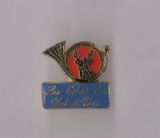 Pin's Musique / les échos du Val d'Yon (cor de chasse) époxy