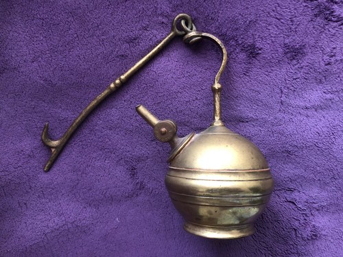 Lampe mineur bronze - lampe, de