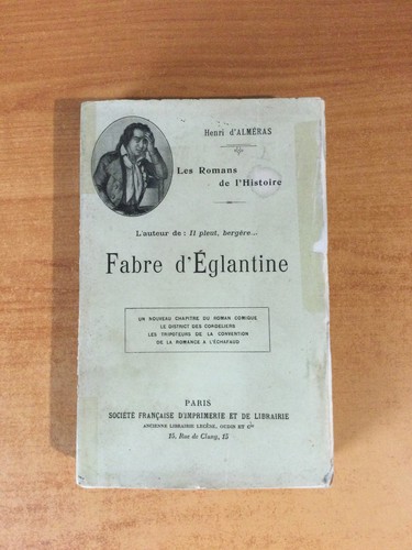 Fabre eglantine auteur - fabre, l'auteur