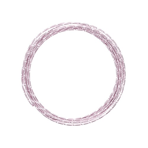 Fil aluminium ciselé x - 5, m