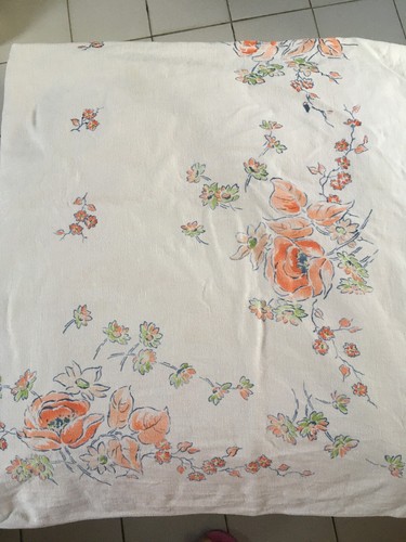 Vintage nappe ou - vintage, :