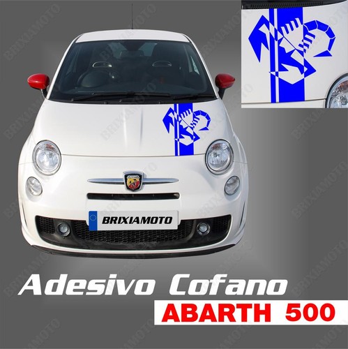 Autocollant capot logo - autocollant, abarth