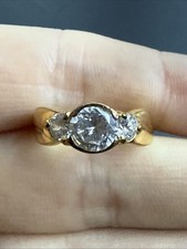 Ancienne Bague Plaquer Or 18k