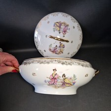 ?soupière en porcelaine Limoges décor Nankin