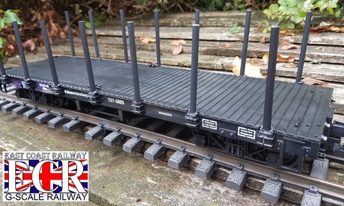 Ecr wagon plat échelle g - uk,