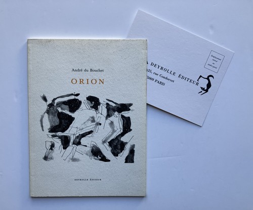 André bouchet orion - du, "