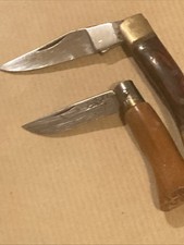 2 couteaux miniatures / minuscules Pliant de Poche A Voir.