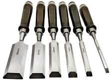 6 Pièces Premium Ciseau à Bois Set 6,12, 19,25, 32,38 L: 280 MM F Bois, Meisel