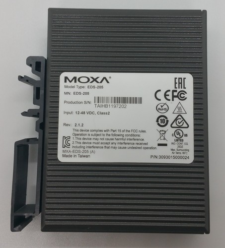 Switch ethernet moxa eds 205 - moxa, eds-205