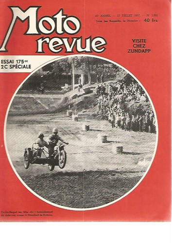 Moto revue 351 usine - moto, n°1.351