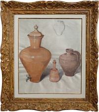 HENRI LAFFITE (1885-1977) ELEVE DE RODIN / BELLE NATURE MORTE VERS 1900 (162)