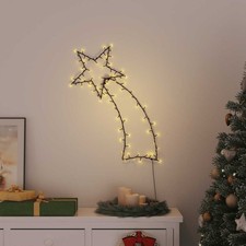 Lumières de Noël silhouette d'étoile filante 80 LED guirlande lumineuse vidaXL