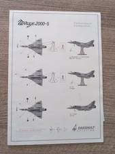 Décalcomanies Maquette Avion 1:72 Mirage 2000