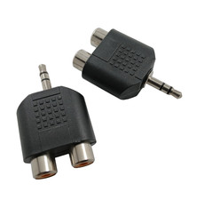 2 Pack 3.5mm Male to Dual RCA
