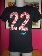 T-shirt bleu imprimé devant