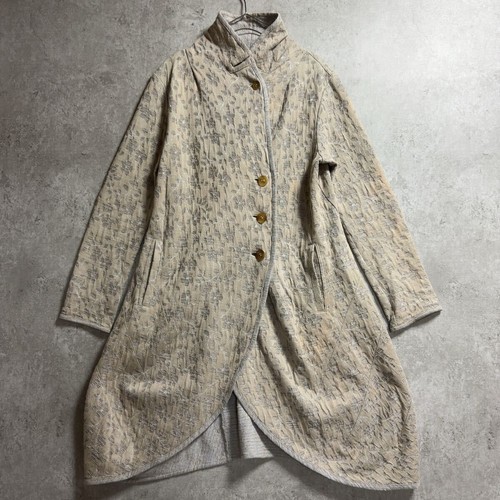 Manteau long design coton