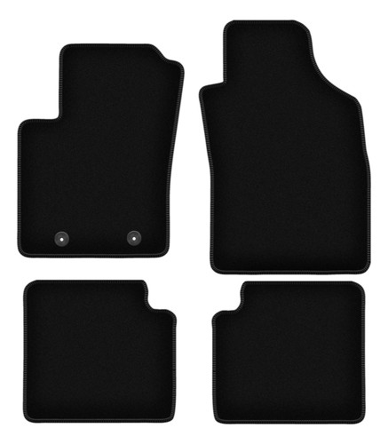 Tapis sol velours noir - de,