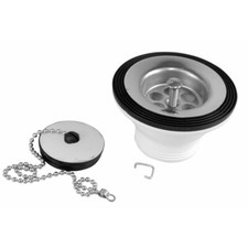 Bonde évier inox sans trop