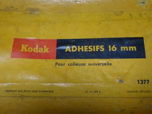 Adhesifs colleuse 16mm kodak - colleuse,