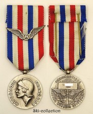 Médaille d'Honneur de l'Aéronautique. Echelon Argent, en argent 925°, attribuée