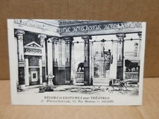 ANGERS (49) carte publicitaire magasin J Faucheux décors costumes de théatre