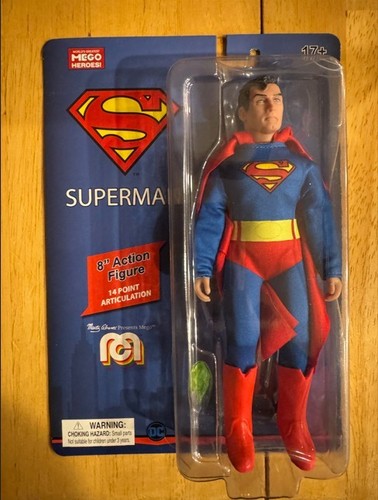 Mego superman retro action - retro, 8"
