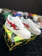 A Bathing Ape Shark Sta White