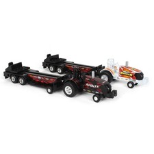 1/64 Étui IH Magnum Rouge Rumbler Mighty à Tirer Tracteur Traîneaux 37941-SET