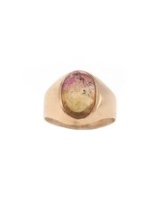 Bague jonc tourmaline en or