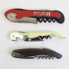 Lot De 3 Tire-Bouchons À Vin