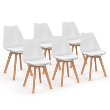Lot de 6 chaises scandinaves