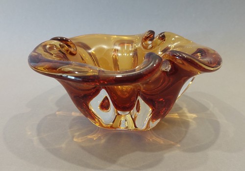 Beau cendrier vase verre - beau,