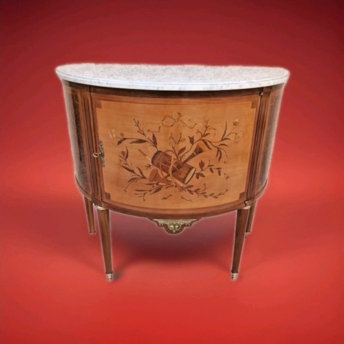 Meuble demi lune - demi-lune, en