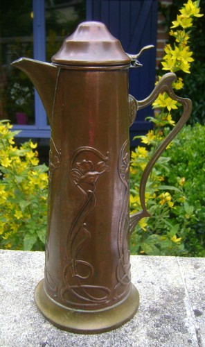 Cafetiere verseuse art nouveau - art,