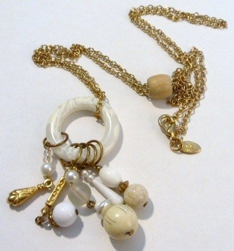 Collier rétro bijou vintage - bijou,
