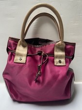 Sac cabas LANCEL toile fuchsia